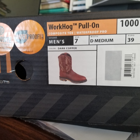 Men's size 7 Workhog pull on - Picture 6 of 7